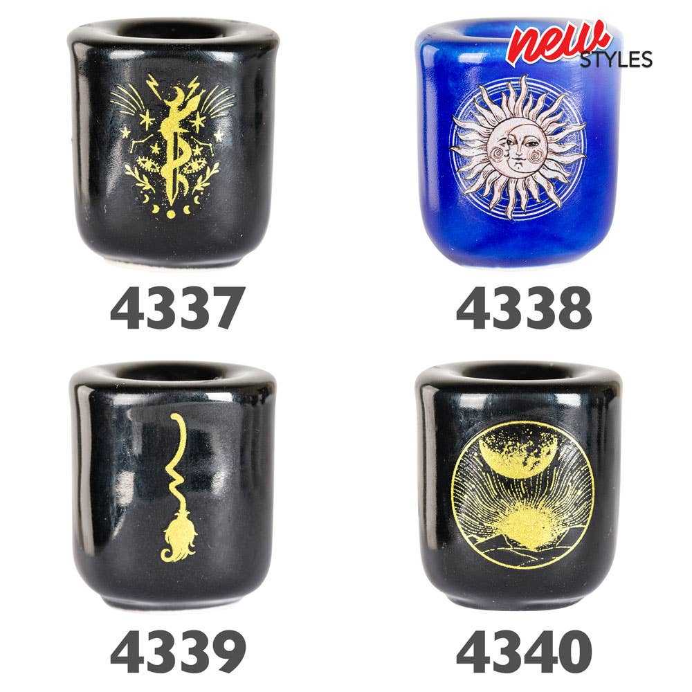 Mini Candle Holders with Design