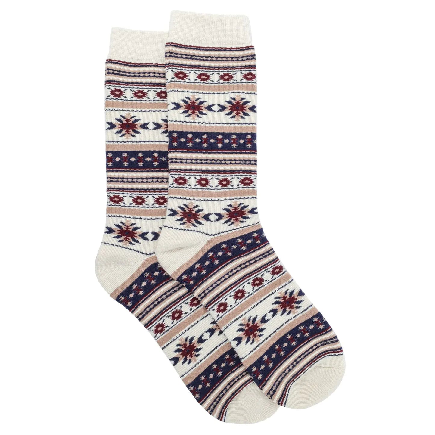 ASR Outdoor Beige Southwest Navajo Mens Socks Hiking Gear Camping Accessories 1 Pair