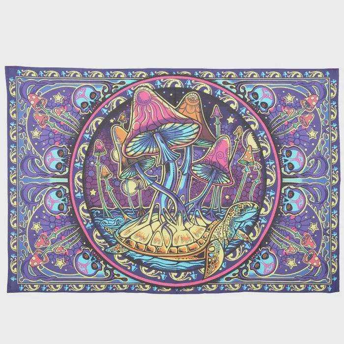 3D Single Mushroom Tapestry