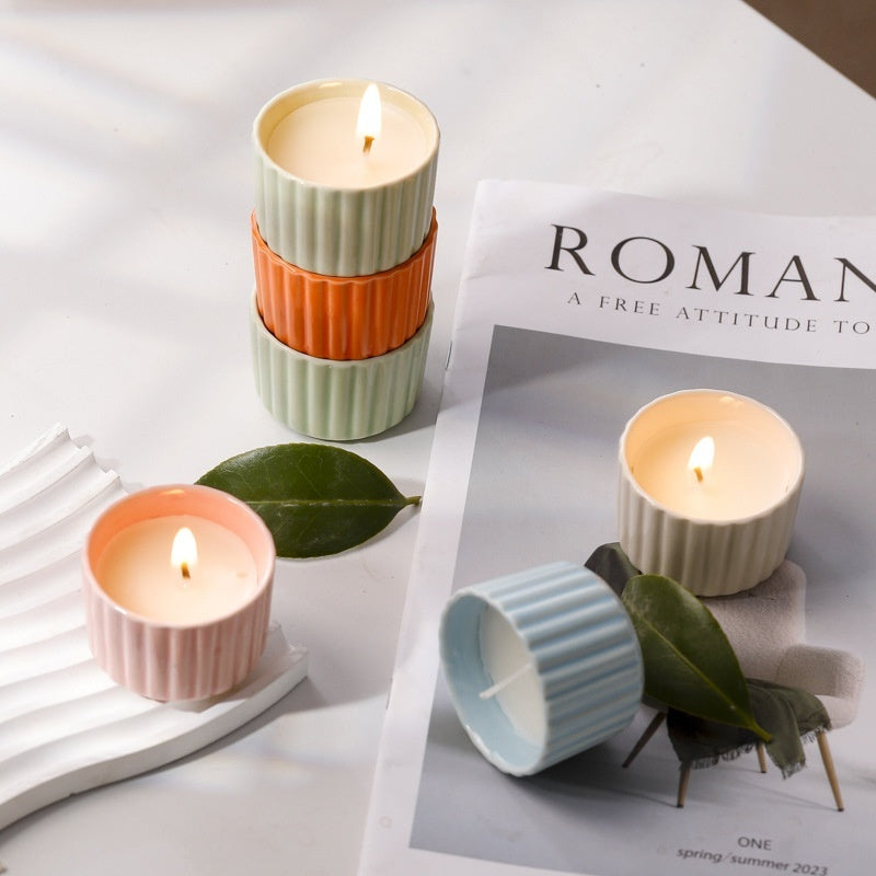 Indoor Durable Aromatherapy Soy Candle Bedroom