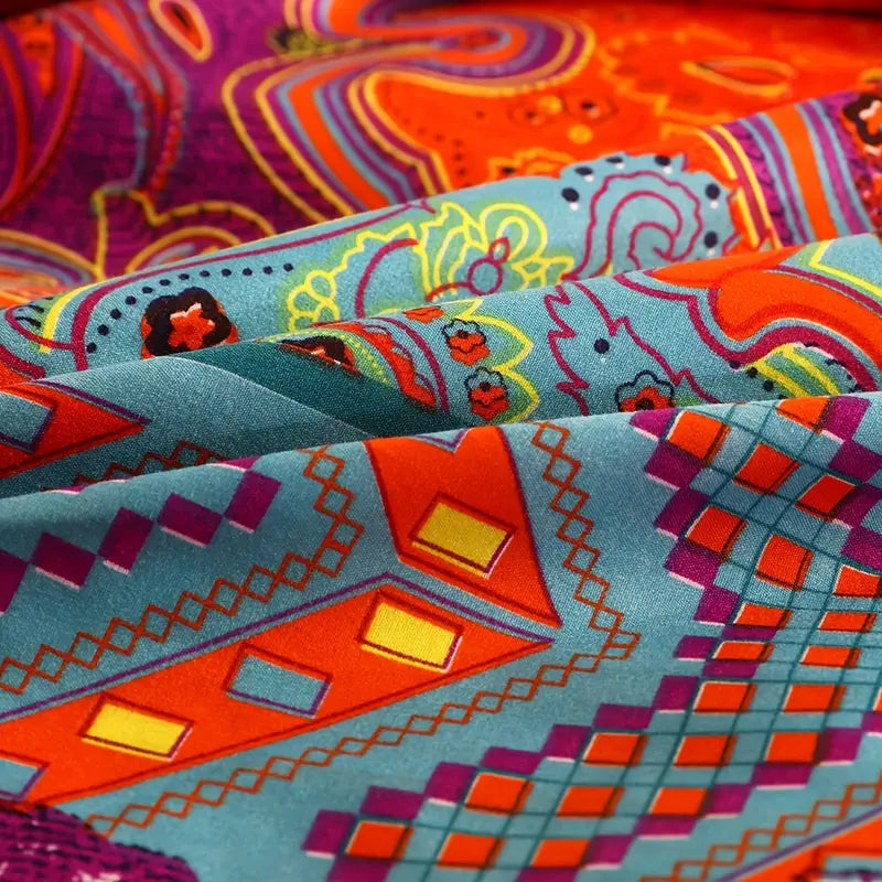 3-Piece Boho Bedding Set with Duvet Cover & Pillowcases