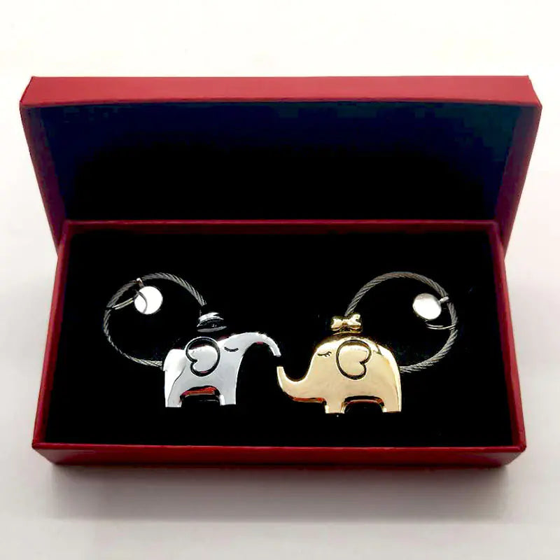 Creative Elephant Keychain for Valentine's Day Gift