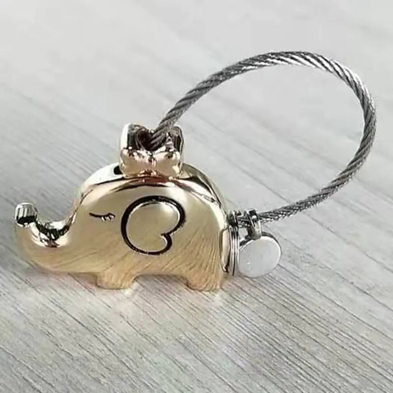 Creative Elephant Keychain for Valentine's Day Gift