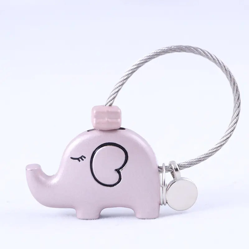Creative Elephant Keychain for Valentine's Day Gift