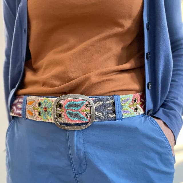Wildflower Wanderer Embroidered Belt