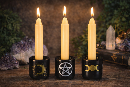 Mini Candle Holders with Design