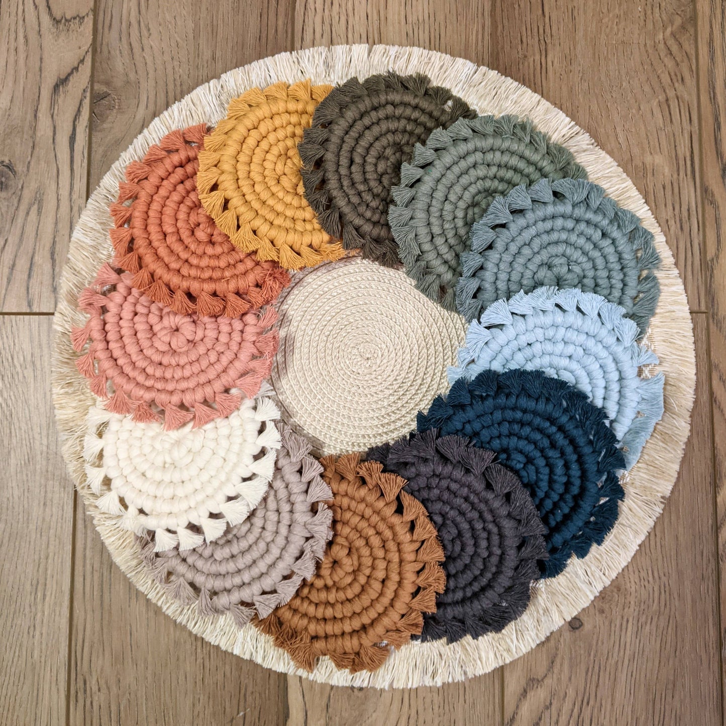 Macrame Coaster Set of 2