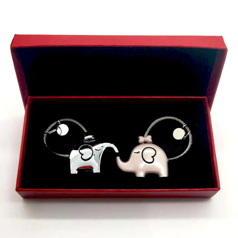 Creative Elephant Keychain for Valentine's Day Gift