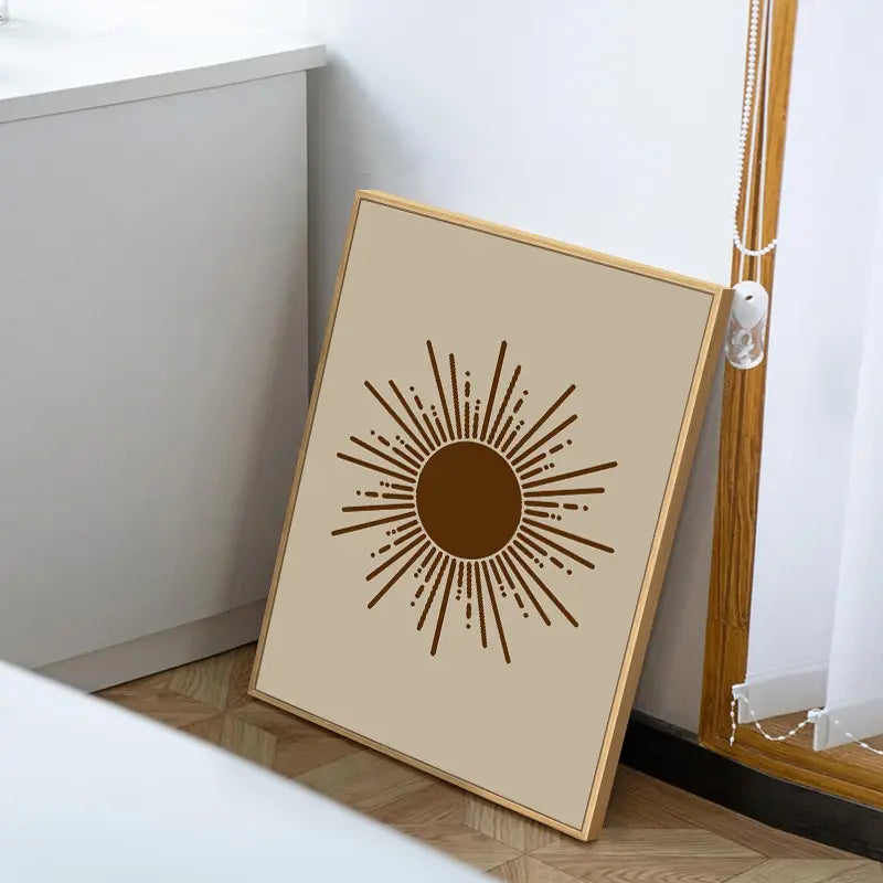 Boho Landscape Canvas Wall Art Set of 6 (11.8x15.7in)