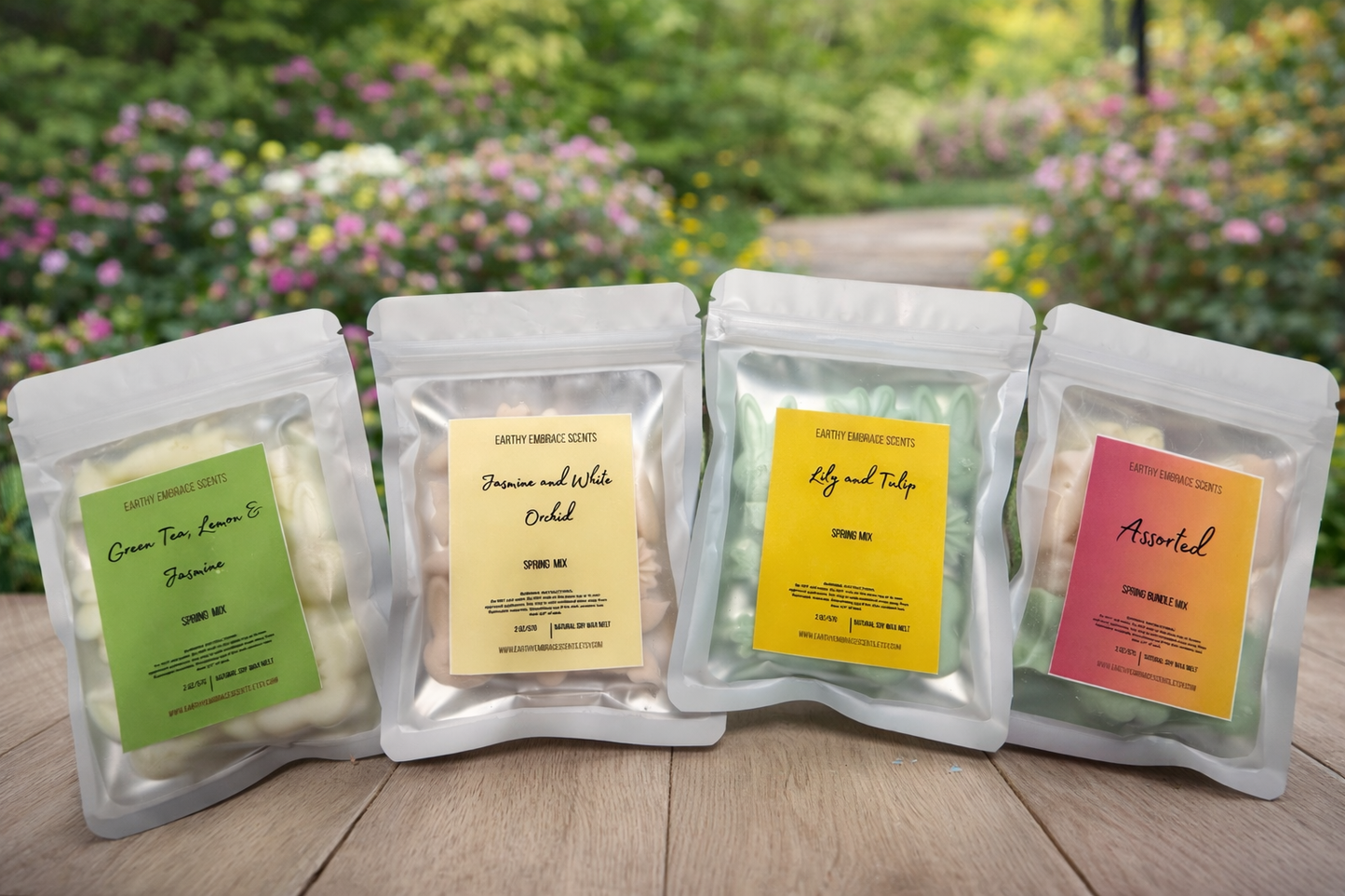 Easter/ Floral Soy Wax Melts- 6 pack