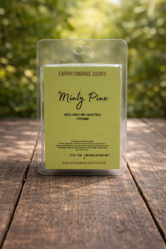 Minty Pine | Natural Soy Wax Melt Cubes