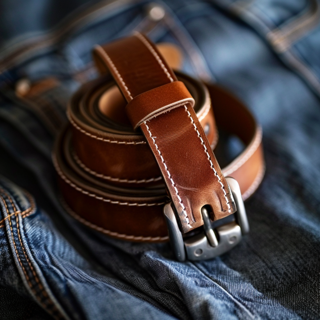 Amish Handmade 100% Genuine Leather Men's Belts